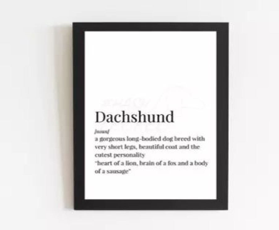 Hash Teckel Dachshund Poster & Lijst | Heart Of A Lion