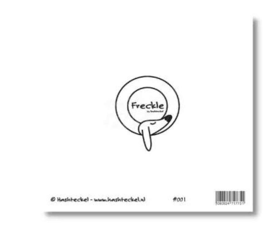 Hash Teckel Freckle Wenskaart | Baby | Met Envelop