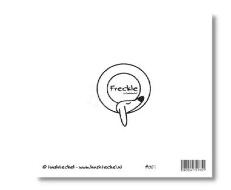 Hash Teckel Freckle Wenskaart | Hart | Met Envelop